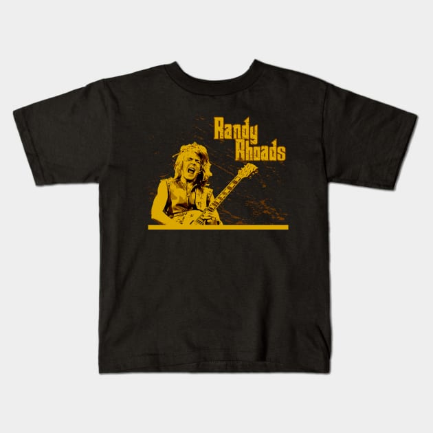 Randy Rhoads Kids T-Shirt by Nana On Here